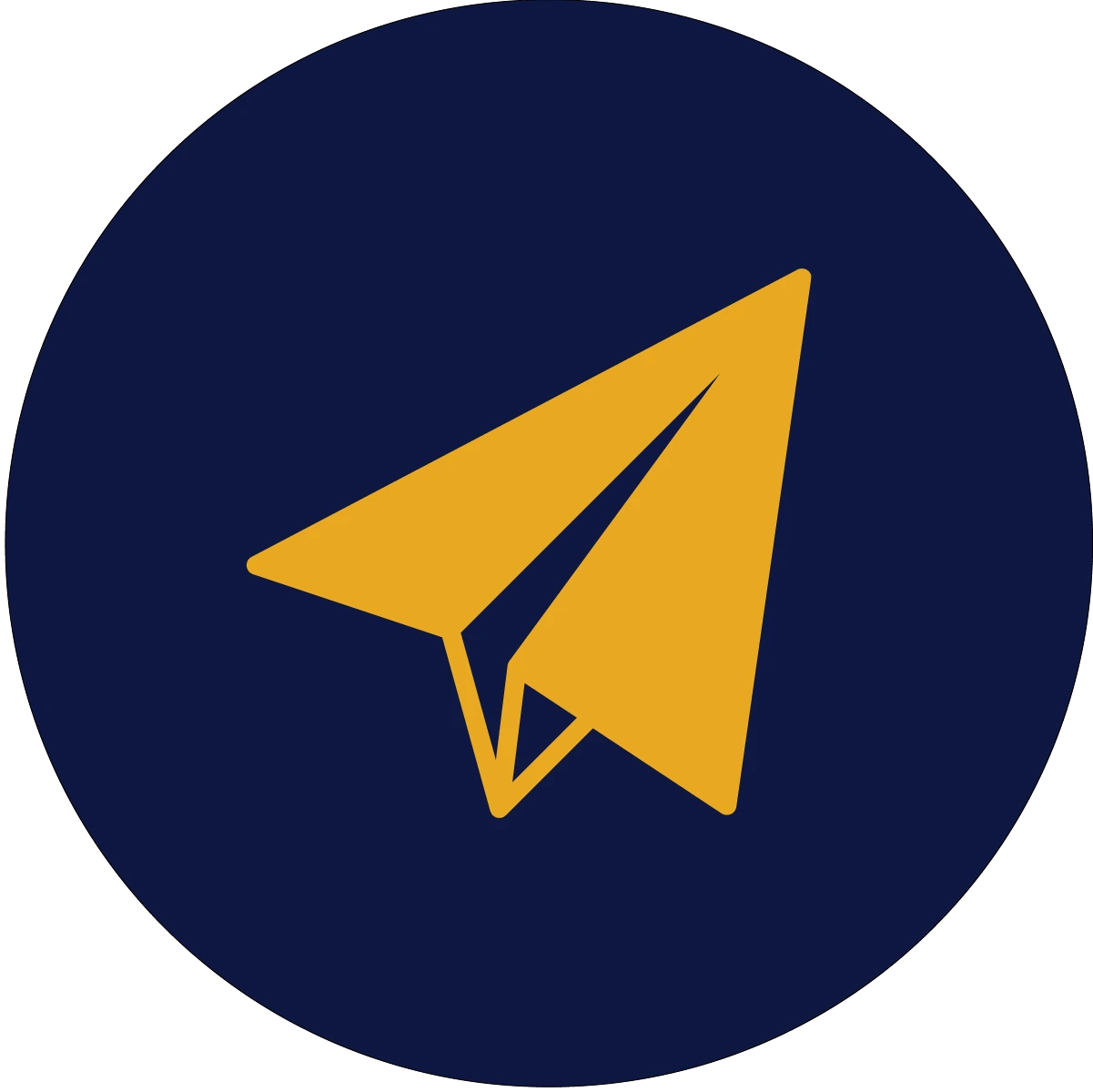 Paper Plane Icon Solid